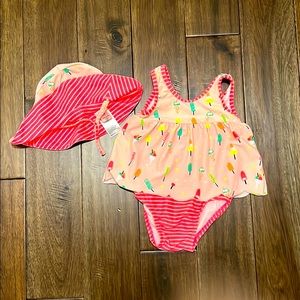 NEW popsicle baby gap swimsuit 18-24m